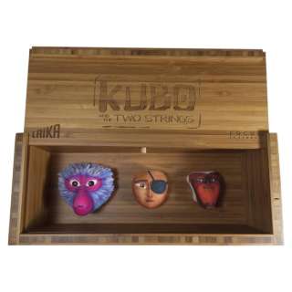Kubo and the Two Strings (2016) - Collection of 3 Screen Used Puppet Heads | Hanlin Auction Service