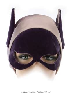 Yvonne Craig "Batgirl" bat mask from Batman....