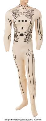 Bruce Boxleitner "Tron" signature Clu bodysuit from Tron....