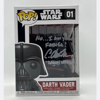 Star Wars - Signed by C Andrew Nelson (Darth Vader) - WITH RARE QUOTE! | Catawiki