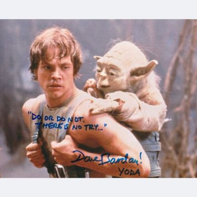 Star Wars Episode V: The Empire Strikes Back - Signed by Dave Barclay (Yoda) | Catawiki
