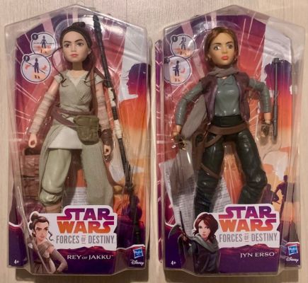 Hasbro - Toy 2 Action Figures - Star Wars: Forces of Destiny [Rey & Jyn Erso] 11" Inch