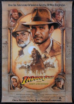 Drew Struzan - Harrison Ford & Sean Connery - Indiana Jones and the Last Crusade | Catawiki