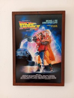 universal pictures - Back to the Future Part II - Advertising sign - Metal, Paper | Catawiki
