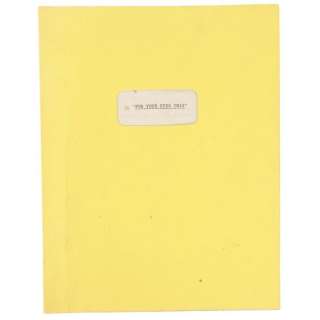 JAMES BOND: FOR YOUR EYES ONLY (1981) - Lot 410 - Production-Used Script