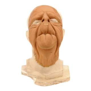 DICK TRACY SERIES PILOT (1967) - Lot 734 - Lon Chaney Jr, Head Cast with Pruneface Prosthetic
