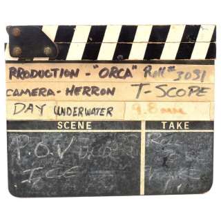 ORCA (1977) - Lot 1067 - Underwater Clapperboard