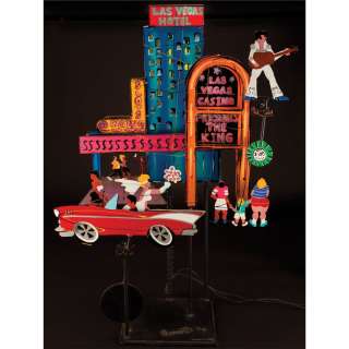 Lot 578 - Custom art piece of Las Vegas from Joey’s apartment in Friends