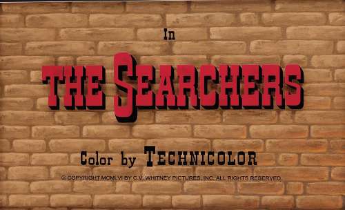 Lot 337 - THE SEARCHERS BACKGROUND MAIN-TITLE CAMERA ART