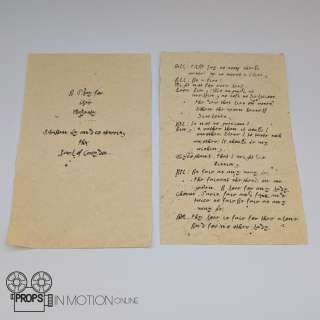 Bill (2015) A Play for Her Majesty Cover Page and a Script Page (02404) | Props In Motion Online