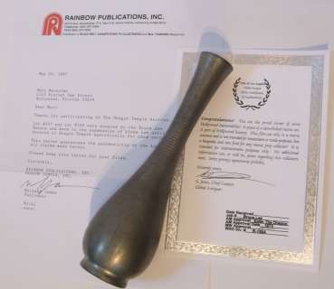 Bruce Lee Original "Enter the Dragon" Movie Prop Vase | Gotta Have Rock and Roll