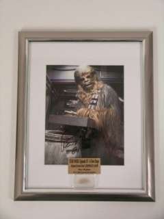 Lot 176 - Star Wars Chewbacca (Peter Mayhew) Fur & Autograph