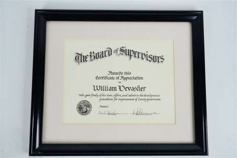 Wilford Brimley Signed "The Firm" Prop Framed Certificate | GWS Auctions