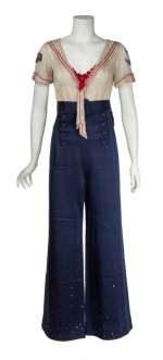 Lot 230 - BETTE MIDLER: 2003 STAGE-WORN SAILOR ENSEMBLE