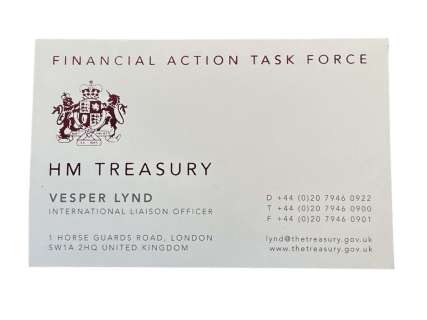 Lot 88 - Casino Royale (2006) - Eva Green (Vesper Lynd) Business Card