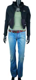 Zooey Deschanel "Eulogy" 4-Piece Costume W/Wardrobe Tag | GWS Auctions