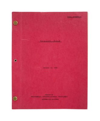 Pillow Talk | Lot #202 - 1959 "Final Screenplay" Script | Julien’s