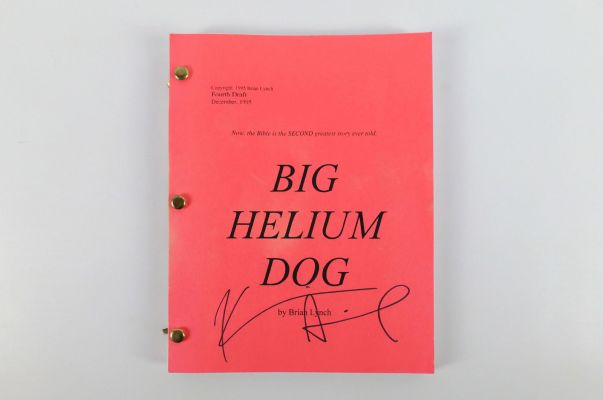 4th Draft of "Big Helium Dog" Script by Brian Lynch | Bodnars Auction