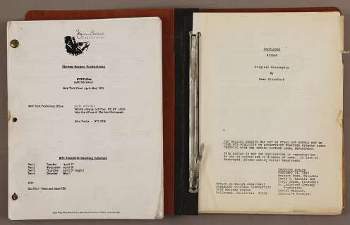 Lot 909 - "NYPD Blue" Original Shooting Script and "Footloose" Original Movie Screenplay