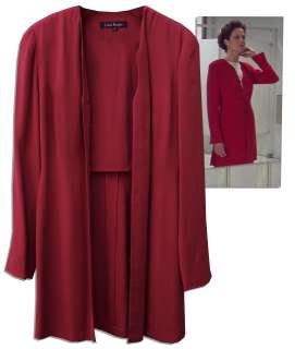 Sigourney Weaver Red Silk Jacket From Crime Thriller ’’Copycat’’ | Nate Sanders