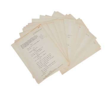 I Love Lucy | 1952 Working Script from First Season Episode ’The Ballet’ | Julien’s