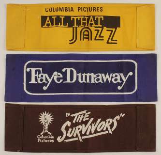 Original Movie Director Chairbacks for All That Jazz, The Survivors and Faye Dunaway | Gotta Have Rock and Roll