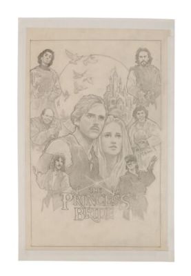 The Princess Bride (1987) | Lot 1046 : Hand-Drawn Michael Hobson Theatrical Poster Concept Artwork | Propstore