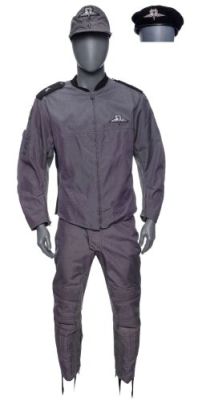 Starship Troopers (1997) | Lot 1231 : Pvt. Ace Levy’s (Jake Busey) Mobile Infantry Uniform with Pair of Mobile Infantry Hats | Propstore