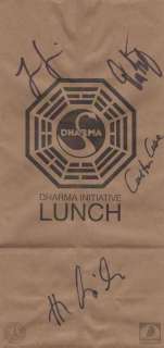 LOST Dharma Initiative Lunch Bag Signed by Cuse, Cusick, Garcia & Lindelof | Blacksparrow