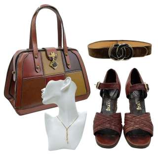 Minx Joyce Ophelia Lovibond Screen Worn Necklace, Belt, Heels & Bag Ep 201, 205 | VIP Fan Auctions