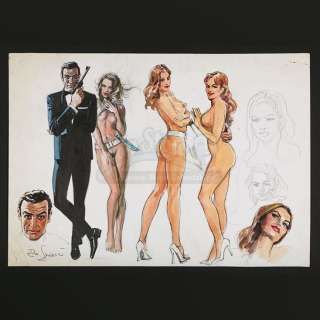JAMES BOND: DR NO (1962) - Lot 257 - Enzo Sciotti Signed Hand-Painted Concept Poster Art