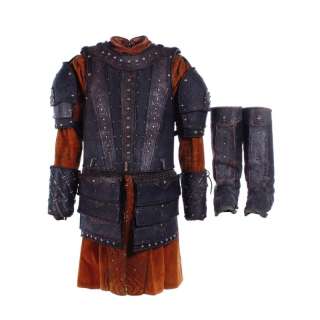 Vikings (2013-2020) Aethelwulf (Moe Dunford) Screen Worn Armor, Tunic & Arm Cuffs Ep 504-505 | VIP Fan Auctions