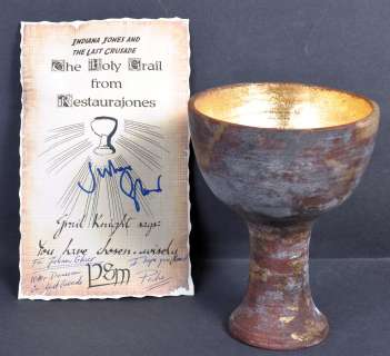 INDIANA JONES & THE LAST CRUSADE - PROP REPLICA HOLY GRAIL CUP | Auctioneum Ltd