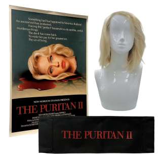 Maxxxine Maxine (Mia Goth) Screen Used Wig, Chairback & The Puritan Poster | VIP Fan Auctions
