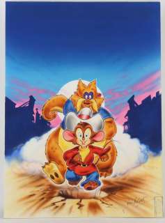 An American Tail: Fievel Goes West (1991) / Fievel’s American Tails - Original artwork by British… | Ewbank’s