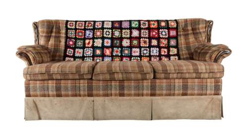 Roseanne | Iconic Conner Family Living Room Sofa and Afghan Blanket | Julien’s