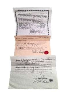 Lot 35 - Django Unchained Broomhilda (Kerri Washington) Hero Freedom Papers Movie Props