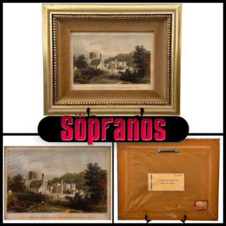 The Sopranos Prop - Antique Art Piece (Engraving) - TELEVISION SERIES PRODUCTION | eBay US (Buy It Now)
