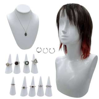 Death of a Unicorn Ridley (Jenna Ortega) Screen Worn (3) Piercings, Necklace, (9) Rings & Wig Ch 1 | VIP Fan Auctions