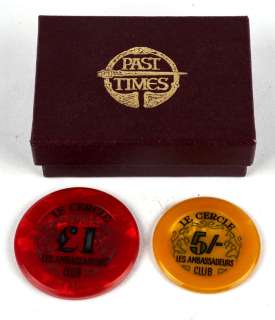 James Bond Dr No (1962) - Le Cercle £1 red casino jeton / chip. Le Cercle jetons and plaques… | Ewbank’s
