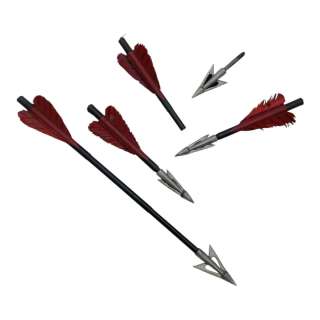 Heart Eyes Production Used Prop Set – Arrow Back, Open-Point Arrow, 2 Closed-Point Arrows & Open Arrowhead | VIP Fan Auctions