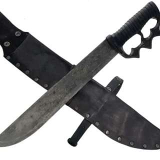 Heart Eyes Detective Jeanine Shaw (Jordana Brewster) Screen Used Rubber Machete & Sheath Sc 60,61 | VIP Fan Auctions