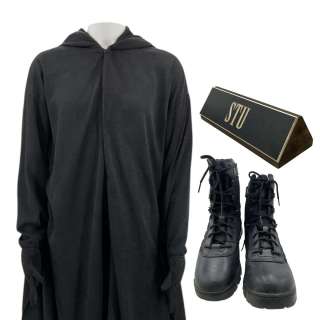 Scream VI Stu Macher Screen Used Cloak, Boots & Name Sign | VIP Fan Auctions
