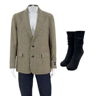 Materialists Harry (Pedro Pascal) Production Worn Jacket, Pants & Socks | VIP Fan Auctions