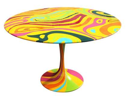 Lot 4283 - Barbie (2023) Screen Used Set Movie Prop - Weird Barbie House Large Table (H74 x L120cm), With Two…