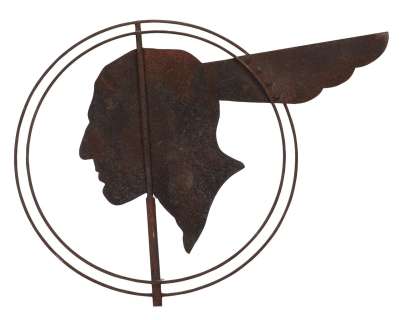 Lot 1065 - Deliverance large Pontiac Motors iron sign.