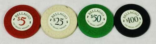 Lot 39 - Ocean‘s Eleven (2001) - Collection of 4 Casino Chips