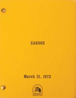 Lot 1079 - Zardoz script by writer/director John Boorman.