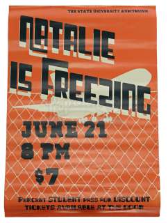 Community | S6E07 - Advanced Safety Features: Natalie is Freezing Concert Poster | Propstore