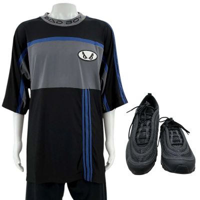 The Smashing Machine Mark Kerr (Dwayne Johnson) Screen Worn Shirt, Shorts & Sneakers Ch 10 Sc 28 | VIP Fan Auctions